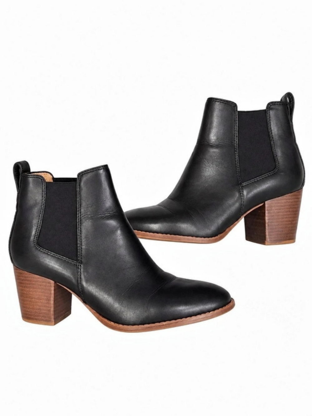 Madewell Black Leather Chelsea Boot Boots US 8.5
